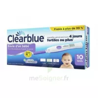 Clearblue Test D'ovulation 2 Hormones B/10 à  JOUÉ-LÈS-TOURS