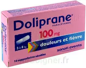 Doliprane 100 Mg Suppositoires Sécables 2plq/5 (10) à  JOUÉ-LÈS-TOURS