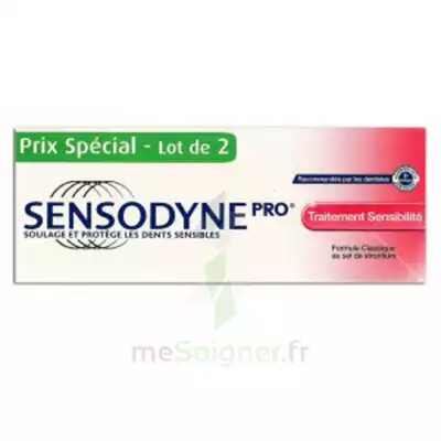 Sensodyne Pro Dentifrice Traitement Sensibilite 75ml X 2 à  JOUÉ-LÈS-TOURS