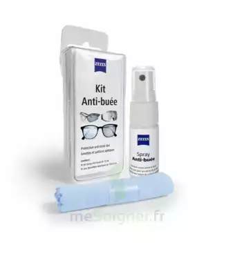 Zeiss Kit Spray Antibuée Fl/15ml + Tissu Microfibres à  JOUÉ-LÈS-TOURS